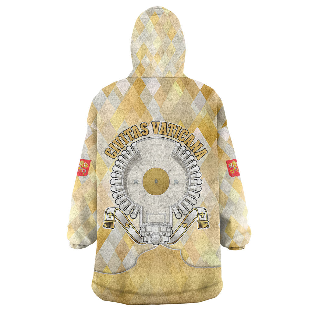 Vatican City Wearable Blanket Hoodie Catholic Heritage St Peters Square - Coat Of Arms 1929