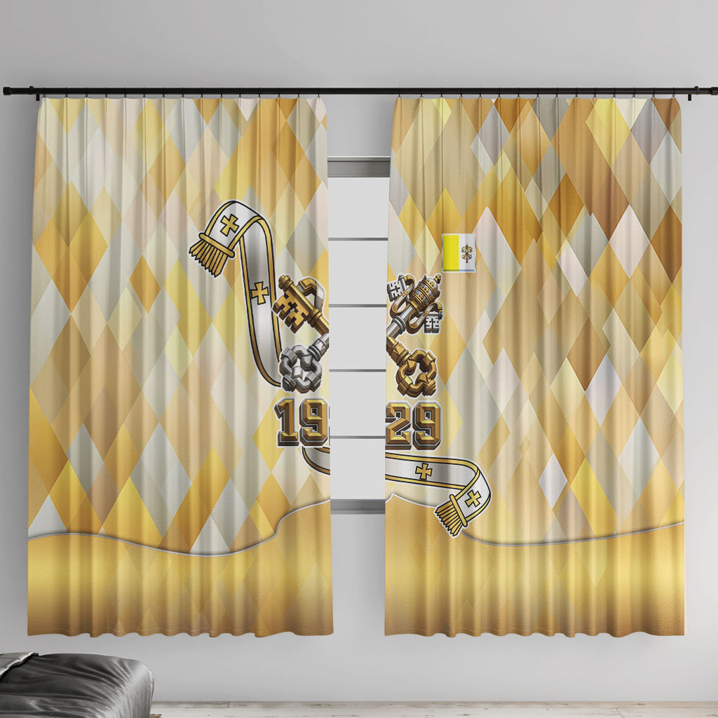 Vatican City Window Curtain Catholic Heritage St Peters Square - Coat Of Arms 1929