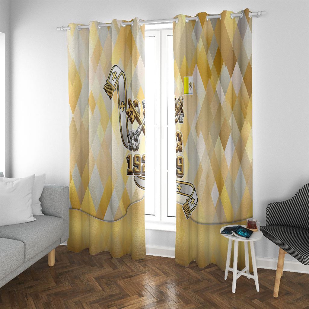 Vatican City Window Curtain Catholic Heritage St Peters Square - Coat Of Arms 1929