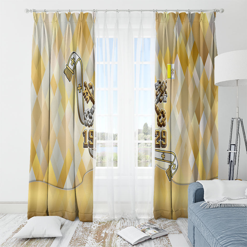 Vatican City Window Curtain Catholic Heritage St Peters Square - Coat Of Arms 1929