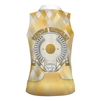 Vatican City Women Sleeveless Polo Shirt Catholic Heritage St Peters Square - Coat Of Arms 1929