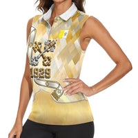 Vatican City Women Sleeveless Polo Shirt Catholic Heritage St Peters Square - Coat Of Arms 1929