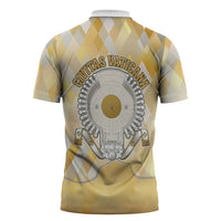 Vatican City Zipper Polo Shirt Catholic Heritage St Peters Square - Coat Of Arms 1929
