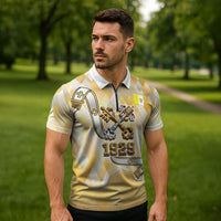 Vatican City Zipper Polo Shirt Catholic Heritage St Peters Square - Coat Of Arms 1929