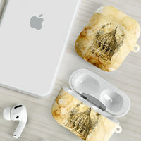 Vatican City St Peters Basilica AirPods Case Papal Tiara - Tu Es Petrus Catholic Watercolor