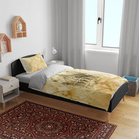 Vatican City St Peters Basilica Bedding Set Papal Tiara - Tu Es Petrus Catholic Watercolor
