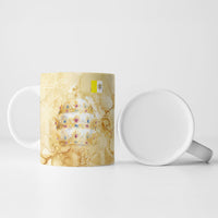Vatican City St Peters Basilica Ceramic Mug Papal Tiara - Tu Es Petrus Catholic Watercolor