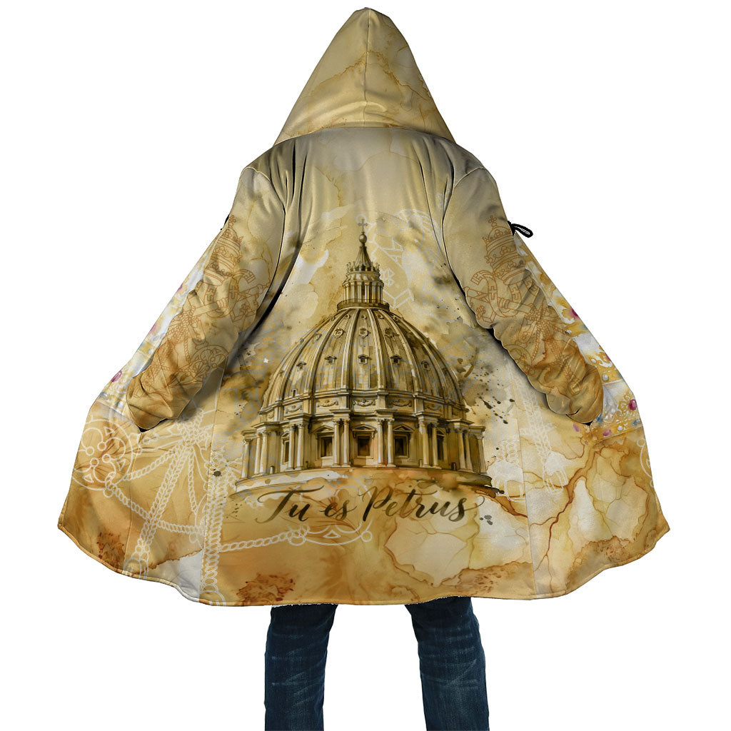 Vatican City St Peters Basilica Cloak Papal Tiara - Tu Es Petrus Catholic Watercolor