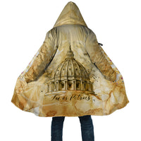 Vatican City St Peters Basilica Cloak Papal Tiara - Tu Es Petrus Catholic Watercolor
