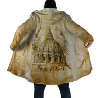 Vatican City St Peters Basilica Cloak Papal Tiara - Tu Es Petrus Catholic Watercolor