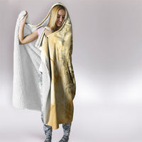 Vatican City St Peters Basilica Hooded Blanket Papal Tiara - Tu Es Petrus Catholic Watercolor
