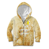 Vatican City St Peters Basilica Kid Hoodie Papal Tiara - Tu Es Petrus Catholic Watercolor