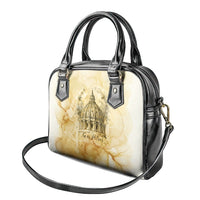 Vatican City St Peters Basilica Shoulder Handbag Papal Tiara - Tu Es Petrus Catholic Watercolor