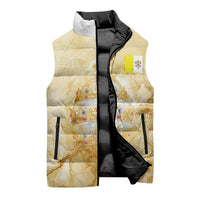 Vatican City St Peters Basilica Sleeveless Puffer Jacket Papal Tiara - Tu Es Petrus Catholic Watercolor