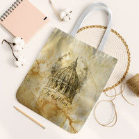 Vatican City St Peters Basilica Tote Bag Papal Tiara - Tu Es Petrus Catholic Watercolor