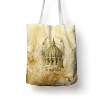 Vatican City St Peters Basilica Tote Bag Papal Tiara - Tu Es Petrus Catholic Watercolor