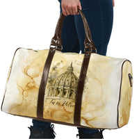 Vatican City St Peters Basilica Travel Bag Papal Tiara - Tu Es Petrus Catholic Watercolor
