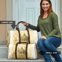 Vatican City St Peters Basilica Travel Bag Papal Tiara - Tu Es Petrus Catholic Watercolor