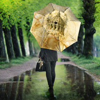 Vatican City St Peters Basilica Umbrella Papal Tiara - Tu Es Petrus Catholic Watercolor