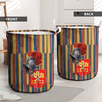 Vatican City Swiss Guard Protectors Of The Holy See Laundry Basket Renaissance Uniform Stripes Catholic Military History