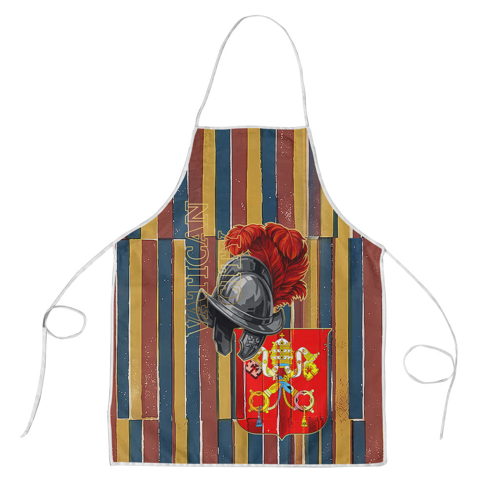 Vatican City Swiss Guard Protectors Of The Holy See Apron Renaissance Uniform Stripes Catholic Military History