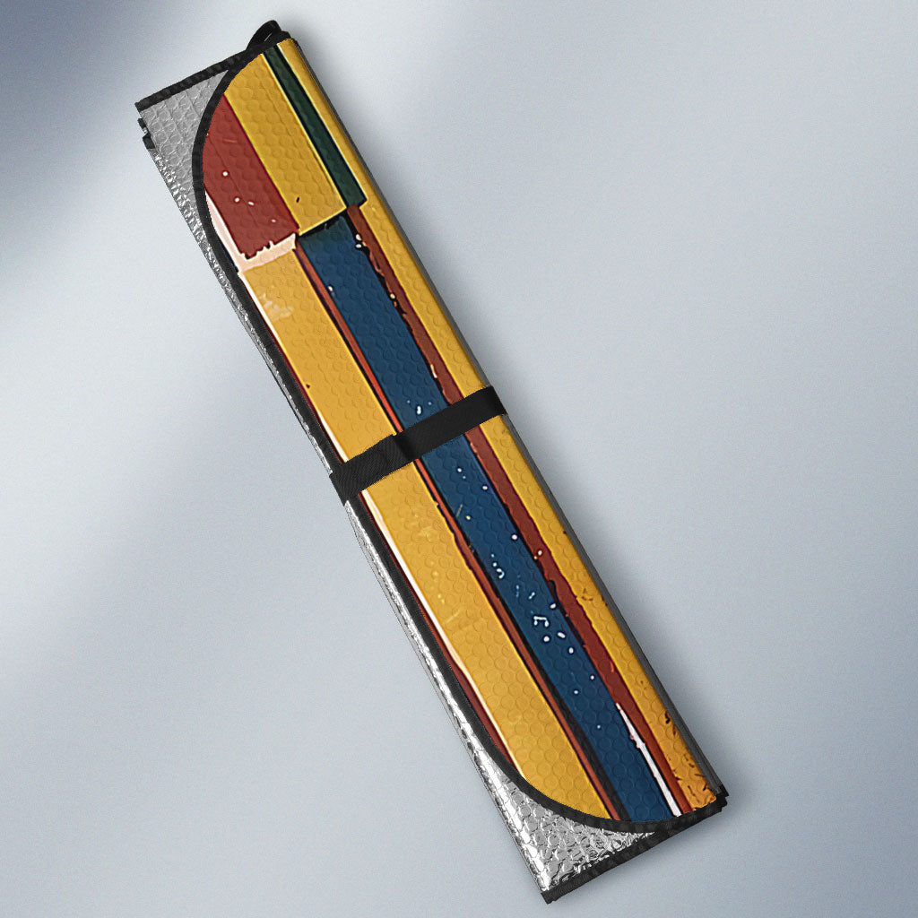 Vatican City Swiss Guard Protectors Of The Holy See Auto Sun Shade Renaissance Uniform Stripes Catholic Military History
