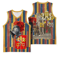 Vatican City Swiss Guard Protectors Of The Holy See Basketball Jersey Renaissance Uniform Stripes Catholic Military History