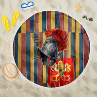 Vatican City Swiss Guard Protectors Of The Holy See Beach Blanket Renaissance Uniform Stripes Catholic Military History