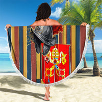 Vatican City Swiss Guard Protectors Of The Holy See Beach Blanket Renaissance Uniform Stripes Catholic Military History