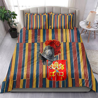 Vatican City Swiss Guard Protectors Of The Holy See Bedding Set Renaissance Uniform Stripes Catholic Military History