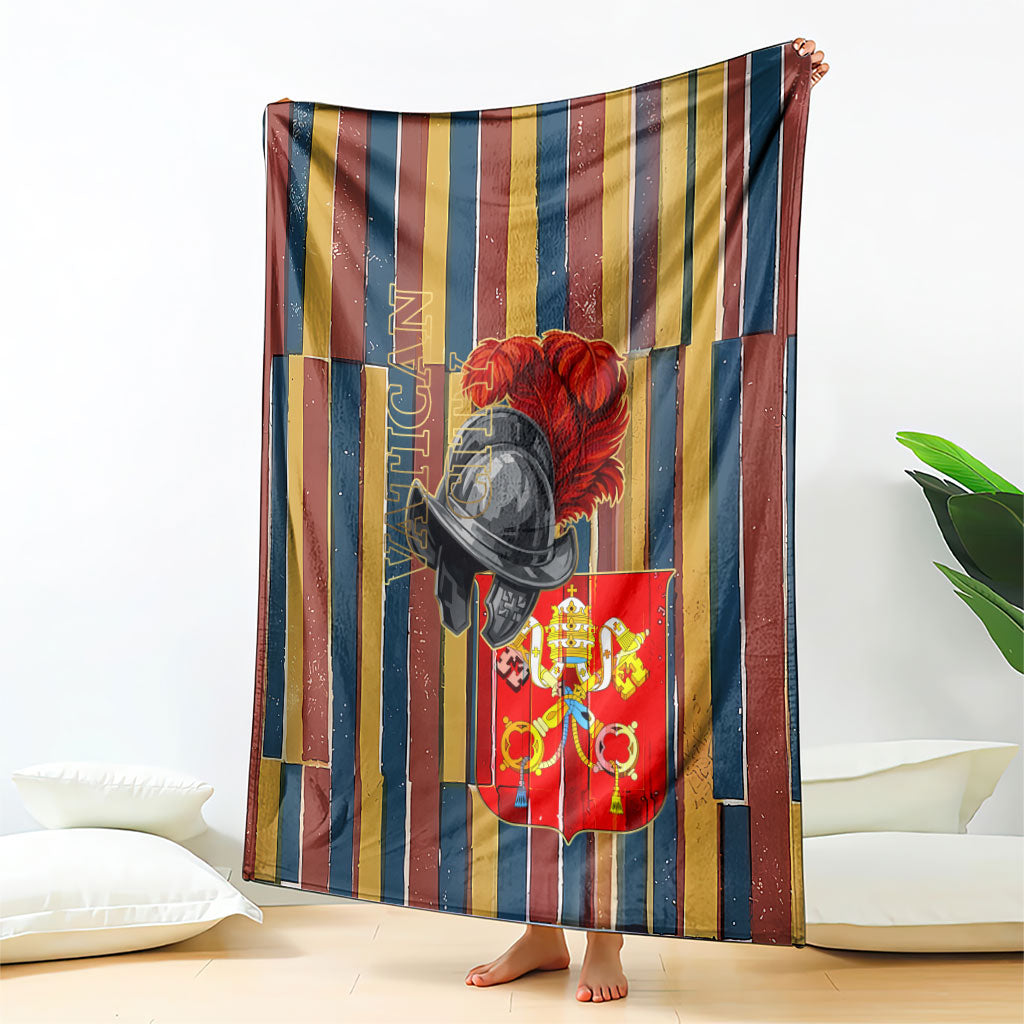 Vatican City Swiss Guard Protectors Of The Holy See Blanket Renaissance Uniform Stripes Catholic Military History