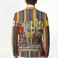 Vatican City Swiss Guard Protectors Of The Holy See Blazer Renaissance Uniform Stripes Catholic Military History