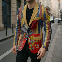 Vatican City Swiss Guard Protectors Of The Holy See Blazer Renaissance Uniform Stripes Catholic Military History