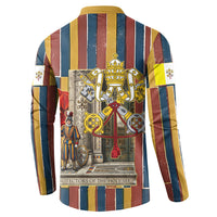 Vatican City Swiss Guard Protectors Of The Holy See Button Sweatshirt Renaissance Uniform Stripes Catholic Military History