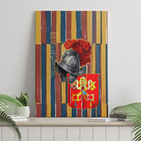 Vatican City Swiss Guard Protectors Of The Holy See Canvas Wall Art Renaissance Uniform Stripes Catholic Military History