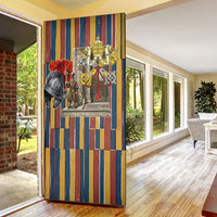 Vatican City Swiss Guard Protectors Of The Holy See Door Cover Renaissance Uniform Stripes Catholic Military History