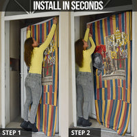 Vatican City Swiss Guard Protectors Of The Holy See Door Cover Renaissance Uniform Stripes Catholic Military History