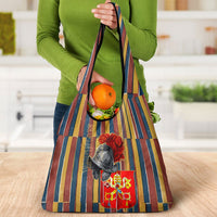 Vatican City Swiss Guard Protectors Of The Holy See Grocery Bag Renaissance Uniform Stripes Catholic Military History