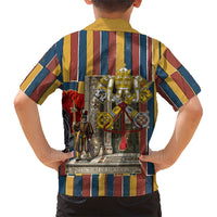 Vatican City Swiss Guard Protectors Of The Holy See Hawaiian Shirt Renaissance Uniform Stripes Catholic Military History