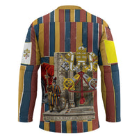 Vatican City Swiss Guard Protectors Of The Holy See Hockey Jersey Renaissance Uniform Stripes Catholic Military History