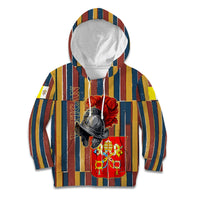 Vatican City Swiss Guard Protectors Of The Holy See Kid Hoodie Renaissance Uniform Stripes Catholic Military History