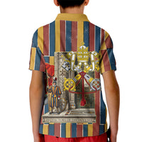 Vatican City Swiss Guard Protectors Of The Holy See Kid Polo Shirt Renaissance Uniform Stripes Catholic Military History