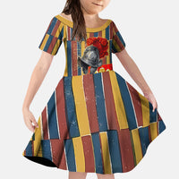 Vatican City Swiss Guard Protectors Of The Holy See Kid Short Sleeve Dress Renaissance Uniform Stripes Catholic Military History