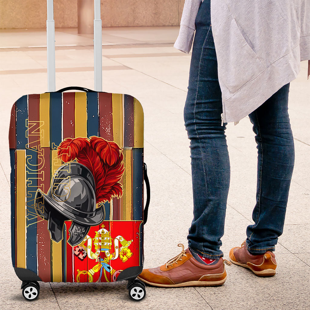 Vatican City Swiss Guard Protectors Of The Holy See Luggage Cover Renaissance Uniform Stripes Catholic Military History