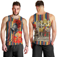 Vatican City Swiss Guard Protectors Of The Holy See Men Tank Top Renaissance Uniform Stripes Catholic Military History