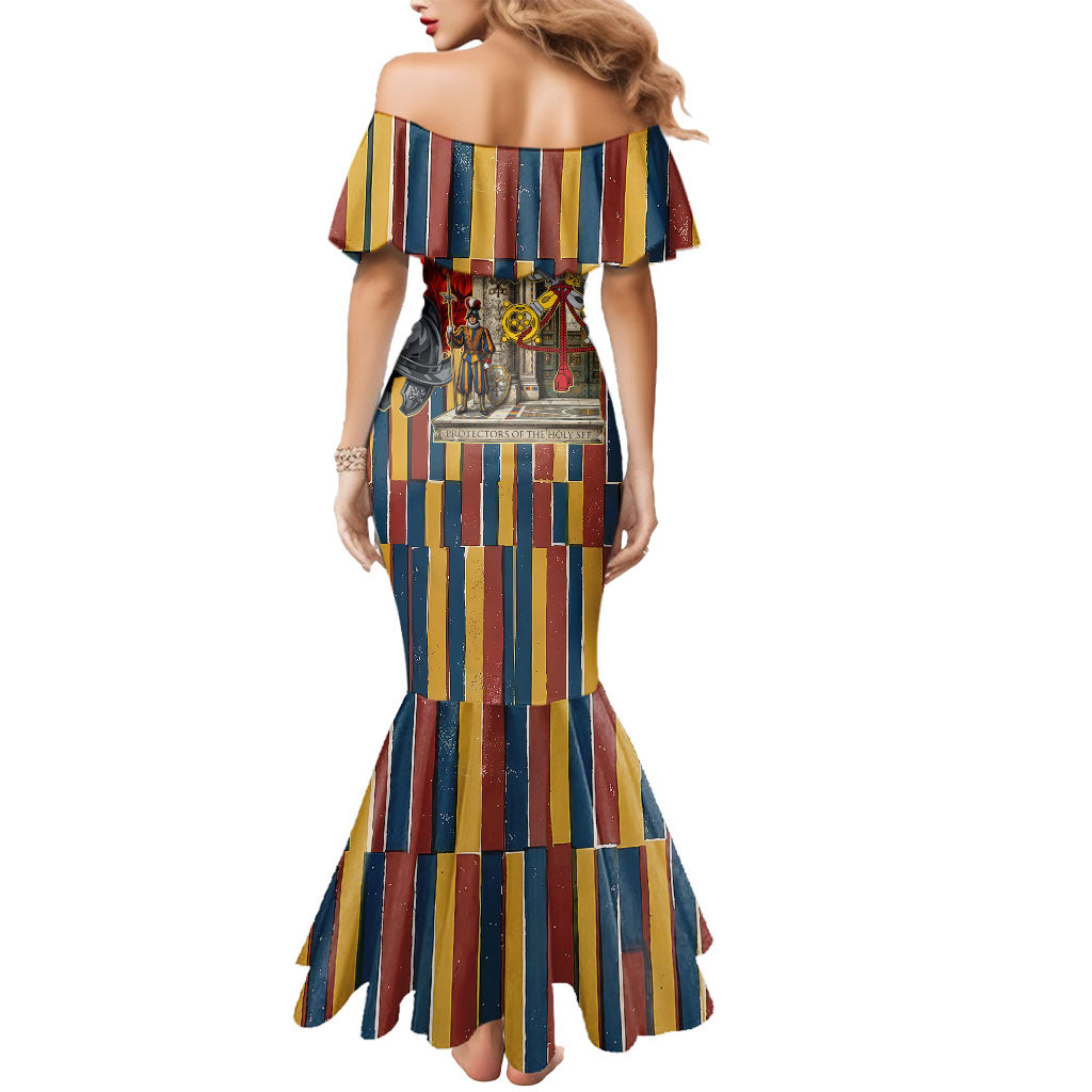 Vatican City Swiss Guard Protectors Of The Holy See Mermaid Dress Renaissance Uniform Stripes Catholic Military History