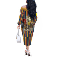Vatican City Swiss Guard Protectors Of The Holy See Off The Shoulder Long Sleeve Dress Renaissance Uniform Stripes Catholic Military History