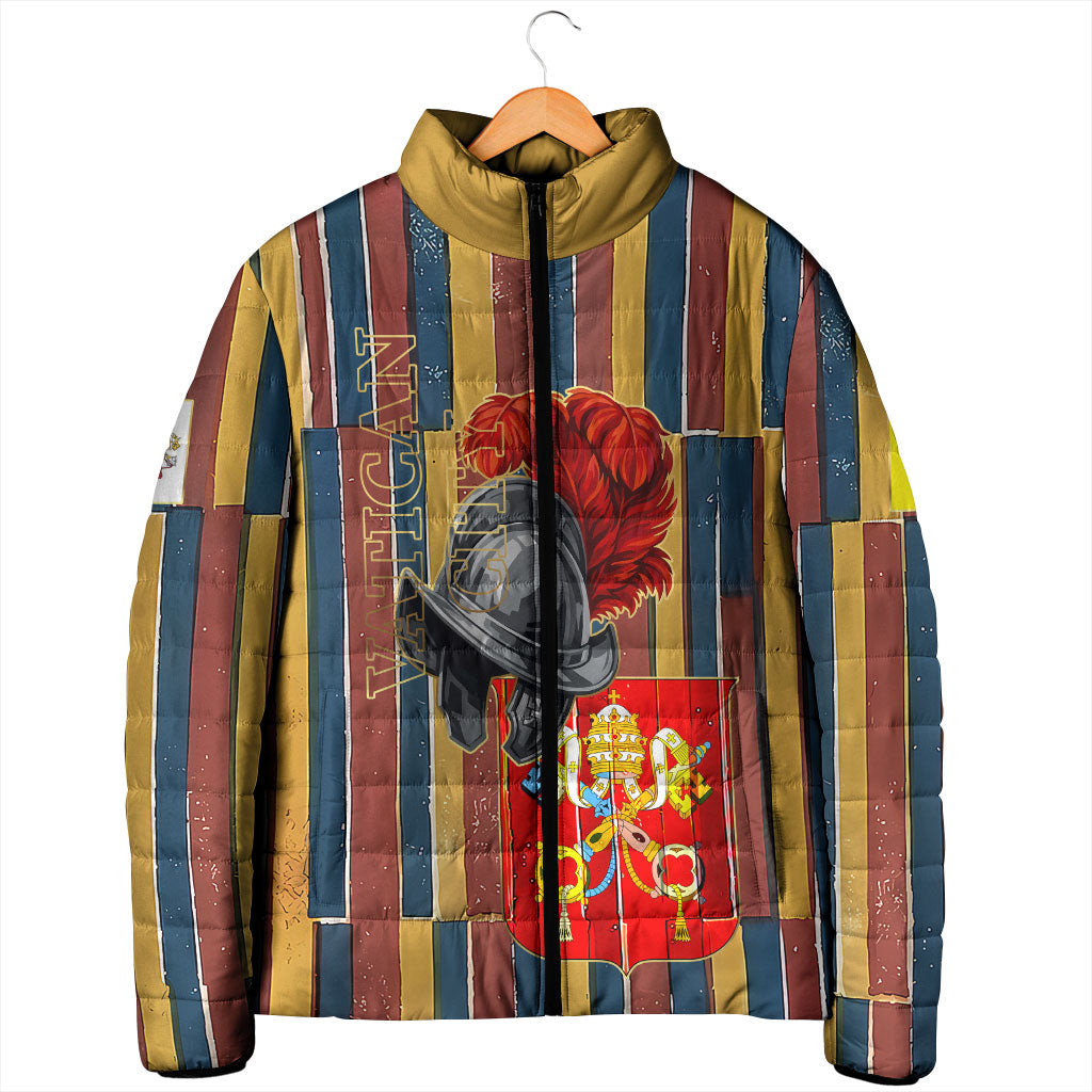 Vatican City Swiss Guard Protectors Of The Holy See Padded Jacket Renaissance Uniform Stripes Catholic Military History