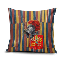 Vatican City Swiss Guard Protectors Of The Holy See Pillow Cover Renaissance Uniform Stripes Catholic Military History