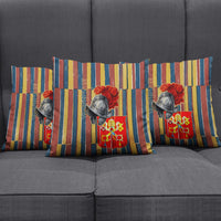 Vatican City Swiss Guard Protectors Of The Holy See Pillow Cover Renaissance Uniform Stripes Catholic Military History